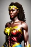 Placeholder: wonder woman in Kente costume portrait, cinematic, ghana colours, african pattern, engraved, high detail