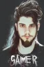 Placeholder: gamer logo portrait attractive