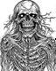 Placeholder: create a 2d black outline, "full body scary psycho monster coloring book for adults", coloring page, low details design, black contour, coloring page design, coloring page for adults,horror background, black contour and white space beetween contour, same contour,sketch style, horror style, creepy style, minimalist, halloween background,simple, white background