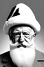 Placeholder: Adolf Hitler with a white beard and Santa hat