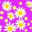 Placeholder: illustration of a bouquet of daisies, digital illustration, adorable, whimsical, pastel colors, plain yellow background, minimalist art