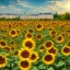 Placeholder: Vienna Austria with sunflowers