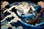 Placeholder: digital painting of the odyssey quest with the mythos by homer, in the style of hokusai