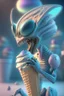 Placeholder: Alien wanting ice cream ,highly detailed, artstation, sharp focus,4k