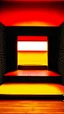 Placeholder: point of view of the entrance gate of hell in the style of Donald judd