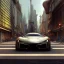 Placeholder: masterpiece wallpaper of modern car, shinny metal, city, low angle, intrincate, elegant, highly detailed, digital painting, artstation, concept art, smooth, sharp focus, illustration, art by artgerm and greg rutkowski and alphonse mucha, 8k