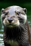 Placeholder: a weird otter