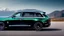 Placeholder: ultimate black rolls royce Cullinan Fire Livery, Rear View, 4K, Ultra Detailed