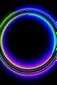 Placeholder: border neon circle purpure blu yelow