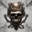 Placeholder: skeleton with a lot of blood on his face in hr giger style, steam punk, realistic, made in octane, cinematic, ultra-realistic, extremely detailed octane rendering, 8K, VRAY Super Real ar 2:3, dof photorealistic futuristic 50mm lens hard lighting dark gray tintype photograph, realistic lighting, sepia color