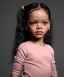 Placeholder: Rihanna toddler, full body, soft skin, dramatic lighting, hyper realistic