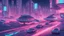 Placeholder: A futuristic cityscape at night with neon lights and flying cars.