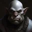 Placeholder: dnd style dark fantasy medieval ogre head heavy deformation, white skin. mugshot. oil painting.