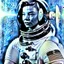 Placeholder: Lauren Bacall as an astronaut