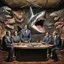 Placeholder: Scary stories of the surreal Shark Tank interview by Mark Cuban, intimidating Mark Cuban behind interviewer desk, Alex Majoli and Joel-Peter Witkin deliver a surreal masterpiece, photorealism, warm hues, weird, creepy, sharp focus, claustrophobic