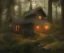 Placeholder: beautiful hyperrealistic cottage in the forest, highly detailed, digital painting, trending artstation, concept art, illustration, cinematic lighting, vibrant colors, photorealism, epic, octane render