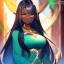 Placeholder: Clear focus, 8k, high quality, detailed, beautiful lighting, girl, vibrant colors, black long hair, vibrant golden eyes, light dark skin, elf