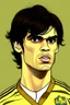 Placeholder: Kaka Brazilian football player cartoon 2d