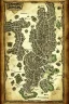 Placeholder: dnd, fantasy, map of the city, demonic, diagram, map, parchment, illustration,