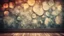 Placeholder: Hyper Realistic Grungy-Groovy-Retro-Shapes-&-Patterns with Bokeh-Texture-Background on vintage-wall with dramatic-&-cinematic-ambiance