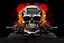 Placeholder: 4K. FULL DETAILS. LOGO EMISSION DE RADIO HARDROCK FIRESTARTER TERMINATOR.