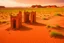 Placeholder: Red desert ruins