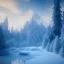 Placeholder: Icy mountains. atmospheric, realistic, unreal engine, cinematic lighting, octane render, transparent, masterpiece, composing fit inside