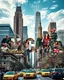 Placeholder: Prompt : A striking high-contrast, cinematic photo-style vertical collage that captures the essence of the City. Each letter of "CHICAGO" is represented by a dynamic and vibrant scene, with different iconic landmarks and moments in time. Grand buildings and Parks dominate the background, while smaller scenes such as bustling street life, yellow taxis, and people performing various activities fill the foreground. The overall mood is energetic and lively, with an emphasis on the vibrant spirit of