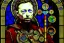 Placeholder: Thom Yorke stained glass, stained glass,paneks, gkass, lead, window, medieval