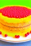Placeholder: Sponge cake with tuna flakes