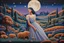 Placeholder: George Callaghan painting tufting tapestry, Otherworldly, young beautiful HD face Princess of the Moon avant-garde organza StarWars fashion, Austrian Symbolism, arcane atmosphere, countryside-style raw dream dimension