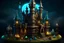 Placeholder: Mystery castle with magic items