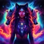 Placeholder: Cosmic dream face, woman, neon, abstract, amazing shadow and lightning, 4k, cinematic, glowing eyes, cosmic, face, dream, space, stars, amazing, art, glowing, fire, fantasy, crazy, ultimate, club, insane, hippie, native american, digital painting, watercolor, wolves, bears, eagles