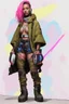 Placeholder: realistic, y2k, neon, fluo, cyber, techwear, curvy