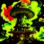 Placeholder: A fantabulous black, yellow, and green (((mushroom tower house))) erected atop a (geologic pillar), surrounded by the uncanny imaginative ((( swirling skies))), offset by the stark hues of a (neon-tinged nebulous space scape), within. captured by the hand a skilled master painter with a focus on (softly blurred compositions and voluminous lighting).