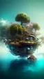 Placeholder: surreal abstract artwork that combines elements of nature, technology and technology