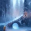 Placeholder: ethereal winter flowers, carved ice door at the end of ice steps, magical atmosphere, Renato muccillo, Andreas Rocha, Johanna Rupprecht, Beardsley, Unreal render, cinematic blue --aspect 9:16 --s 2500