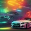 Placeholder: 2022 BMW Z4 under bright neon lights