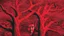 Placeholder: red tree, highly detailed, beautiful desktop wallpaper, comic style, many human faces on tree