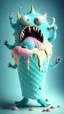 Placeholder: Ice cream monster