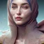 Placeholder: close up portrait of woman in hijab, fine detail, highly intricate, modern surrealism painting, defined cracks and breaks, high-quality, volumetric lighting, 8k, ultrahd, George Grie, Marco Escobedo, Igor Morski,Brian Froud, Howard Lyon, Selina French,
