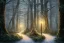 Placeholder: FOREST LANTERN WINTER PATH FALL