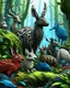 Placeholder: forest animals, adult pages, colorful page, cooler background, perfect composition, beautiful detailed intricate insanely detailed octane render trending on artstation, photorealistic, soft natural volumetric cinematic perfect light, chiaroscuro, masterpiece, oil on canvas, raphael, caravaggio, greg rutkowski, beeple, beksinski, giger, black and white still, digital Art, perfect coloer, read,green, blew,white, ((((colorful)))))