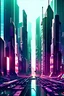 Placeholder: This is a city scape cyberpunk.